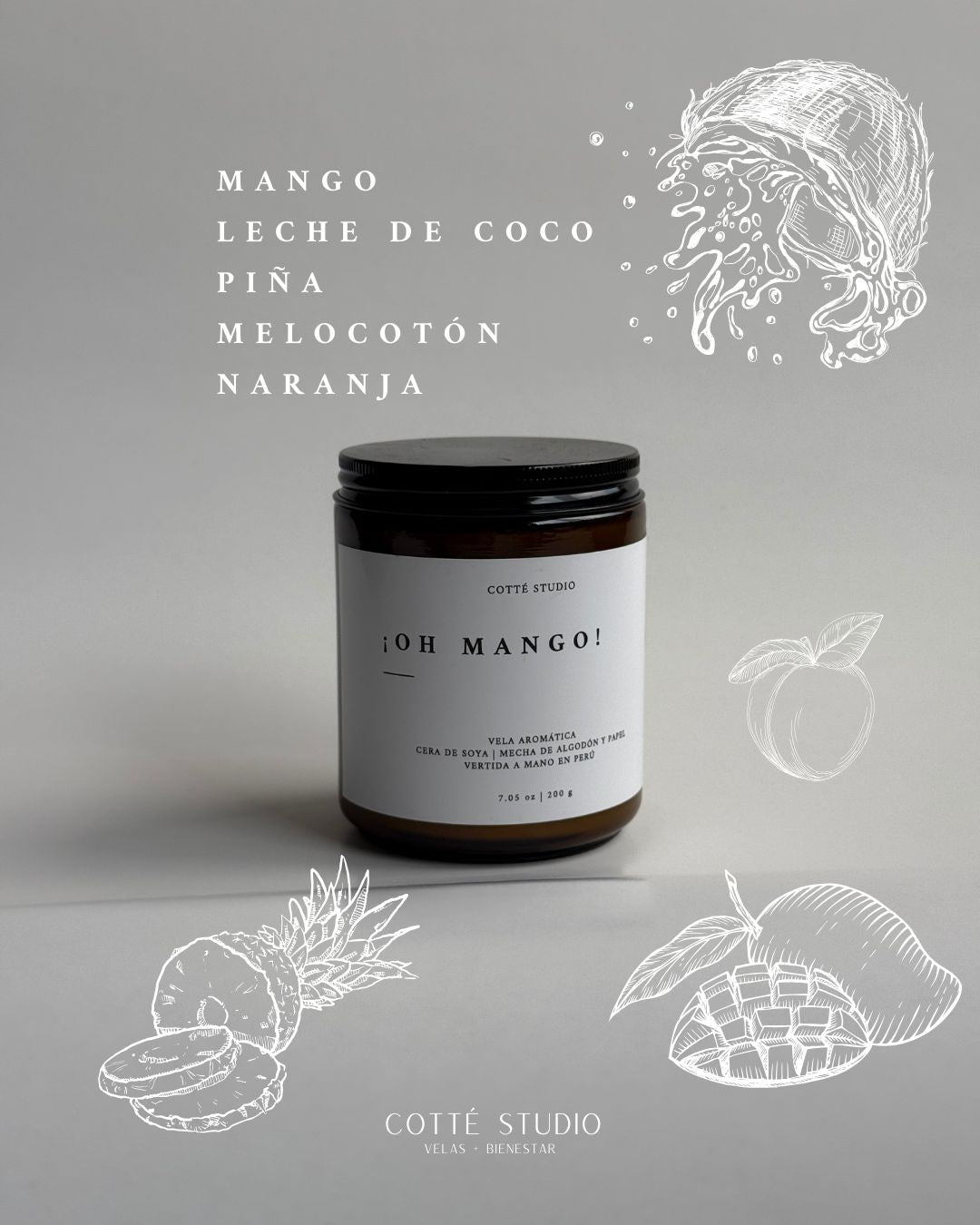 Vela Aromática - ¡Oh Mango!