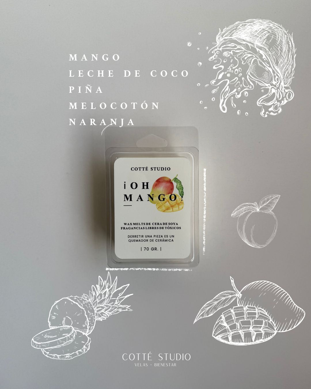 Wax Melt - ¡Oh Mango!