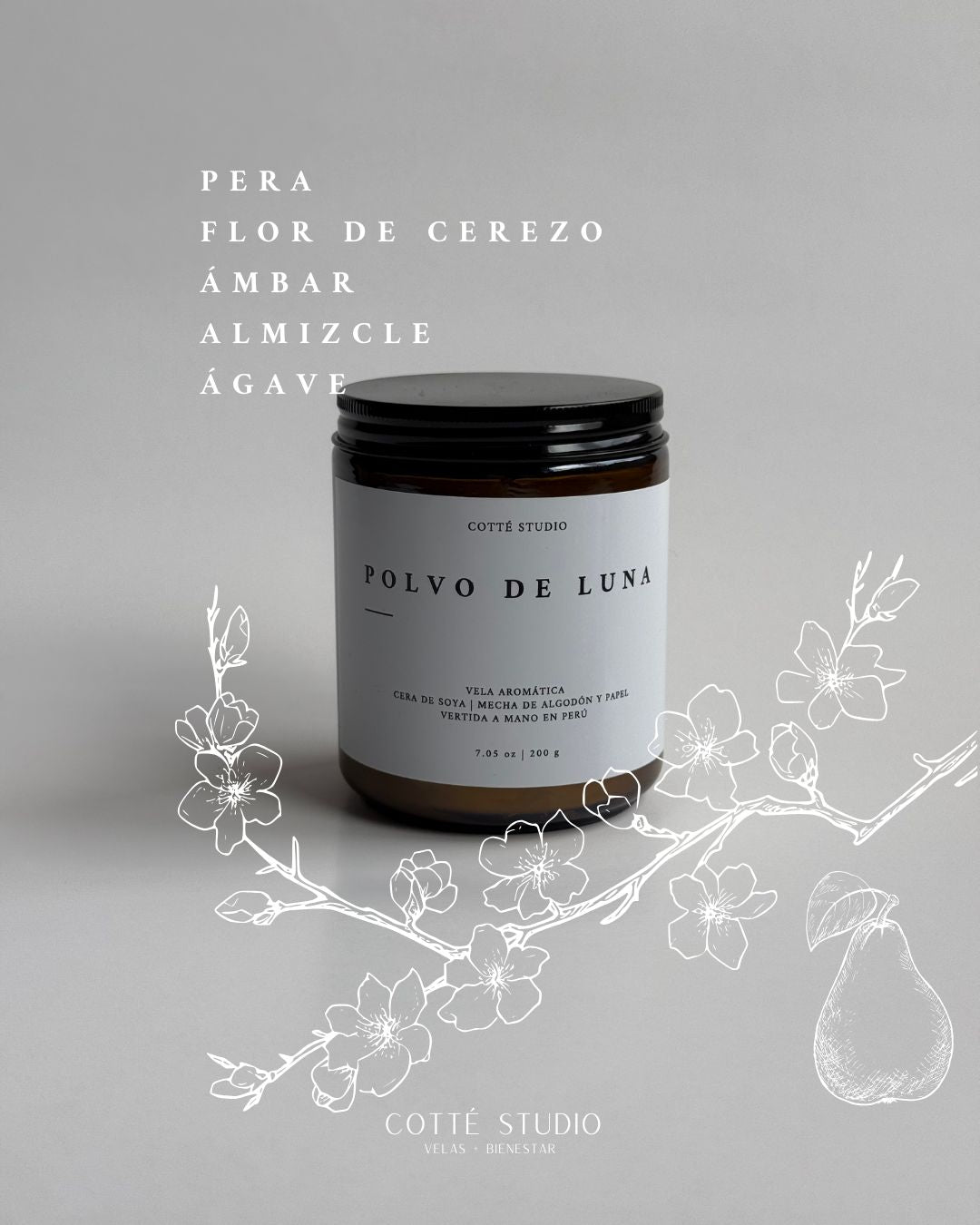Vela Aromática - Polvo de Luna