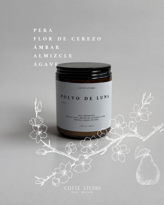 Vela Aromática - Polvo de Luna