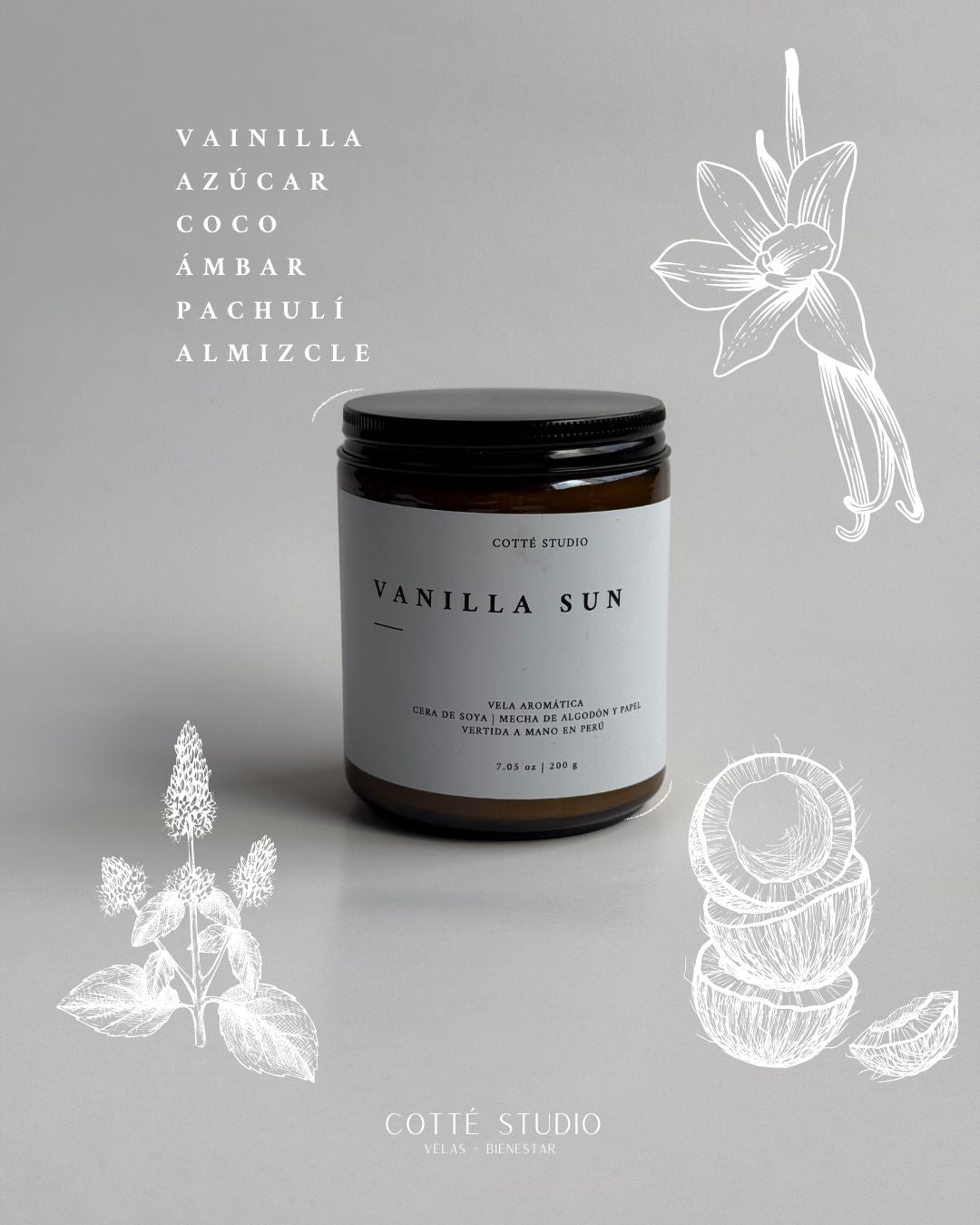 Vela Aromática - Vanilla Sun